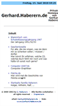 Mobile Screenshot of gerhard.haberern.de