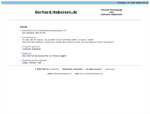 Tablet Screenshot of gerhard.haberern.de